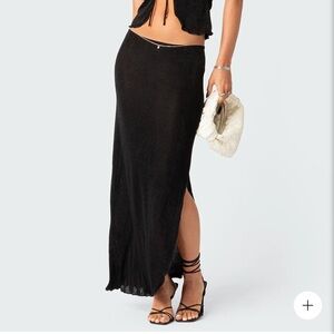 NWT edikted Milan slitted maxi skirt